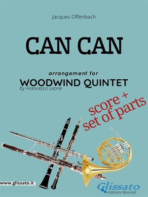 cover image of Can Can--Woodwind Quintet score & parts